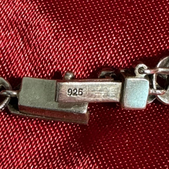 Marcasite Necklace in 925 Sterling Silver EC - Picture 4 of 6